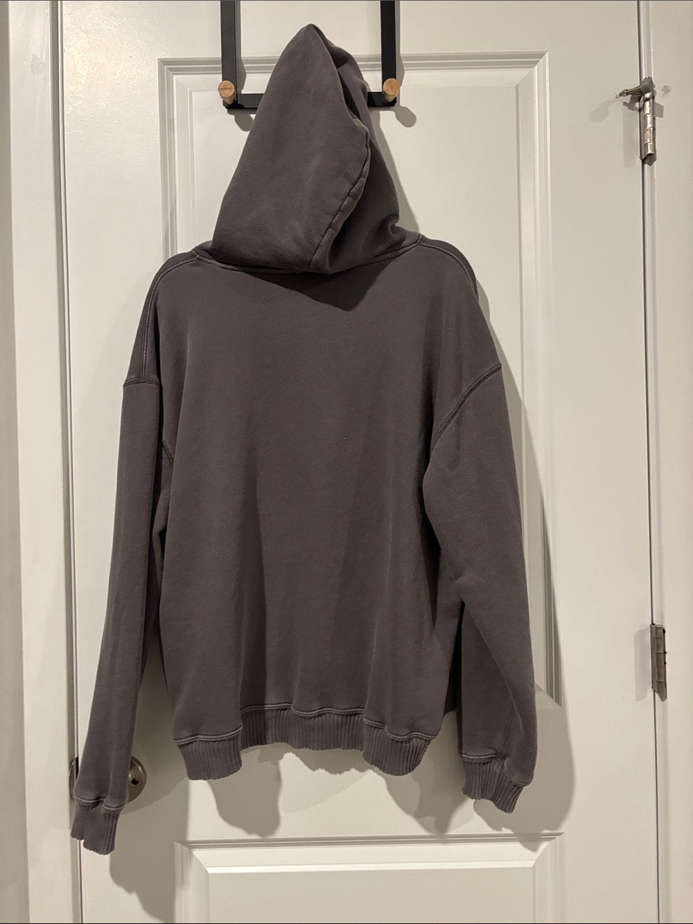 Elwood Core Oversize Organic Cotton Brushed Terry Hoodie - Picture 4 of 8